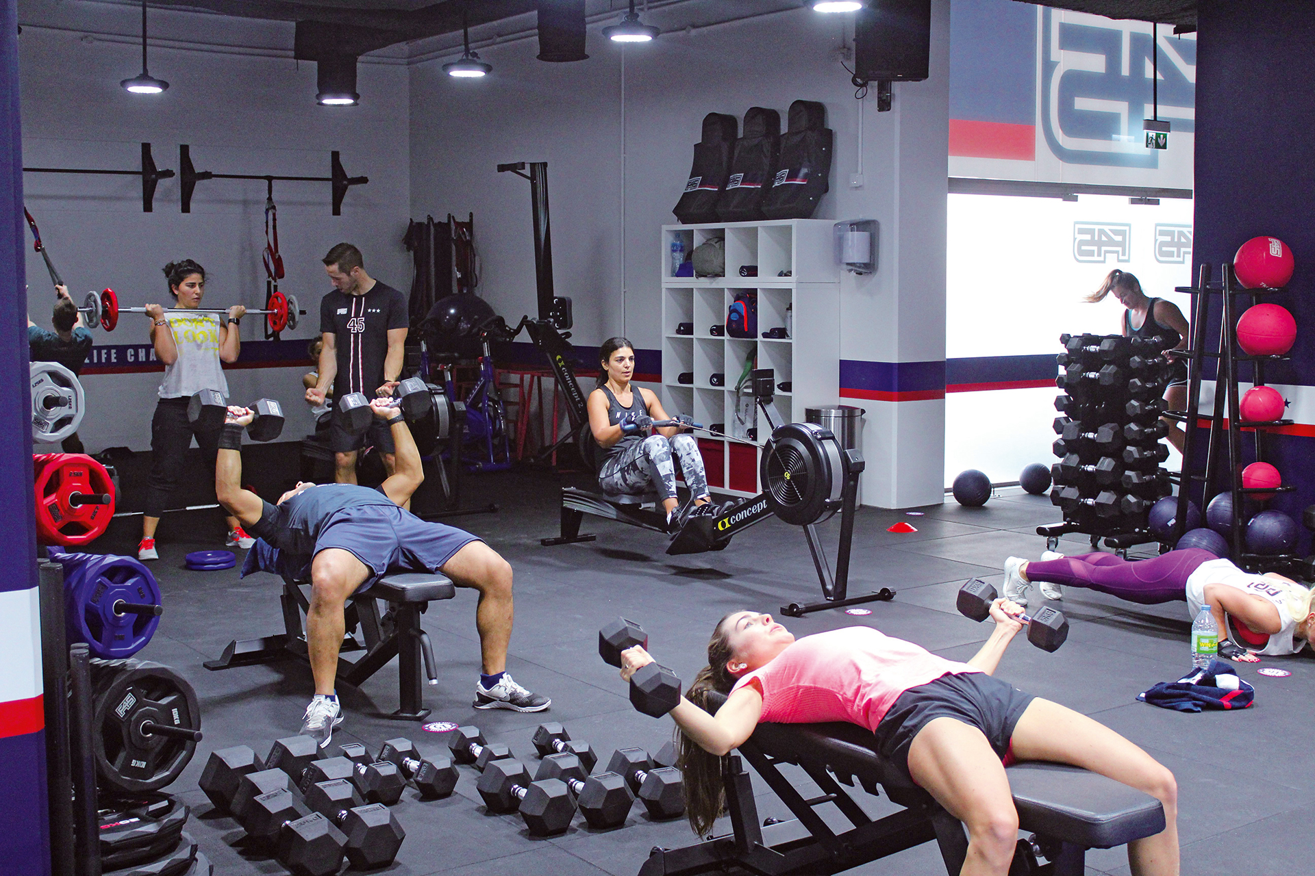 F45 gym online