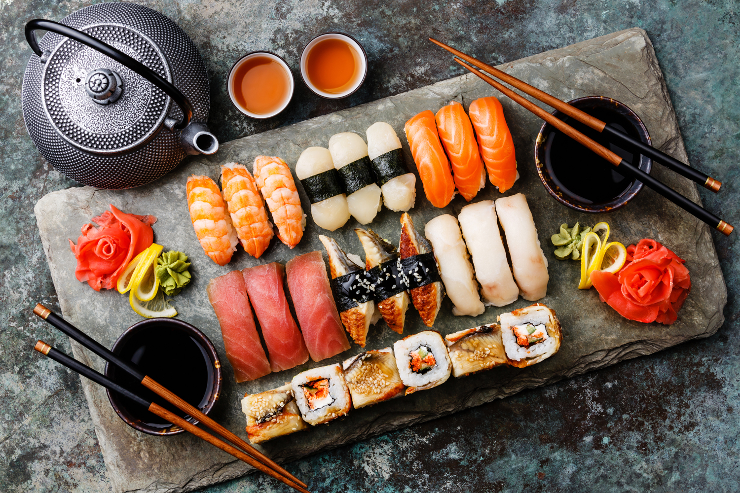 Nigiri Mako roll and sushi masters - Picture of Zuma Dubai - Tripadvisor