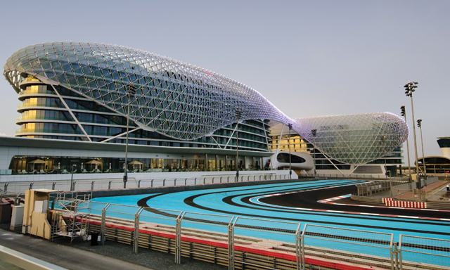 Iconic buildings in Abu Dhabi