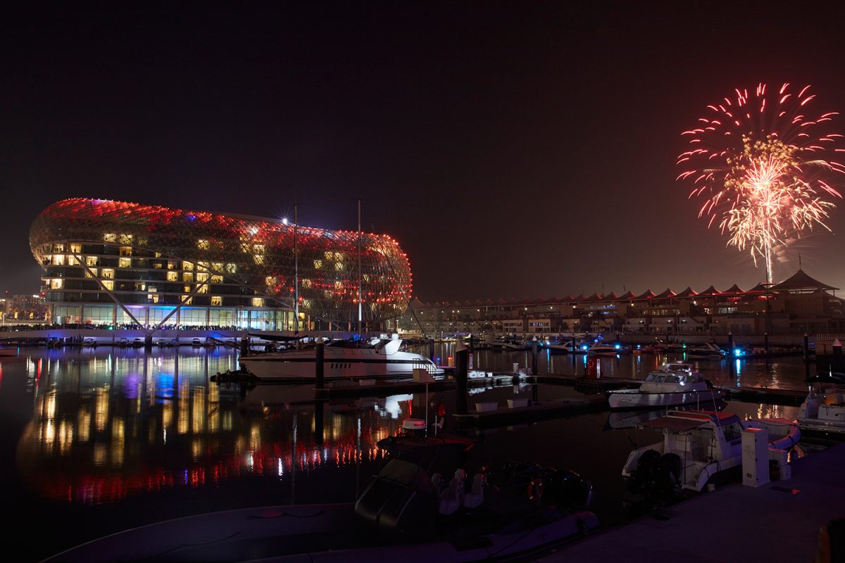 In pictures: New Year's Eve fireworks at Abu Dhabi's Yas Island