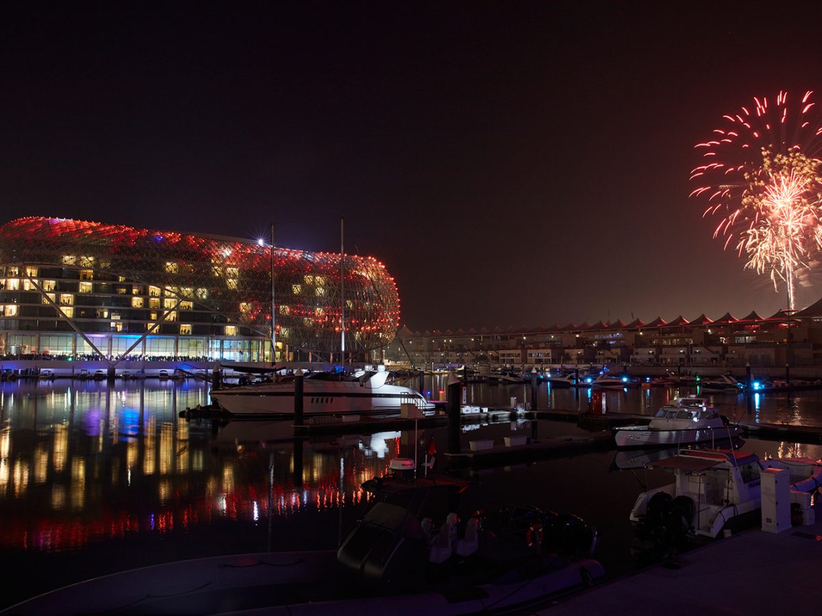 In pictures: New Year's Eve fireworks at Abu Dhabi's Yas Island