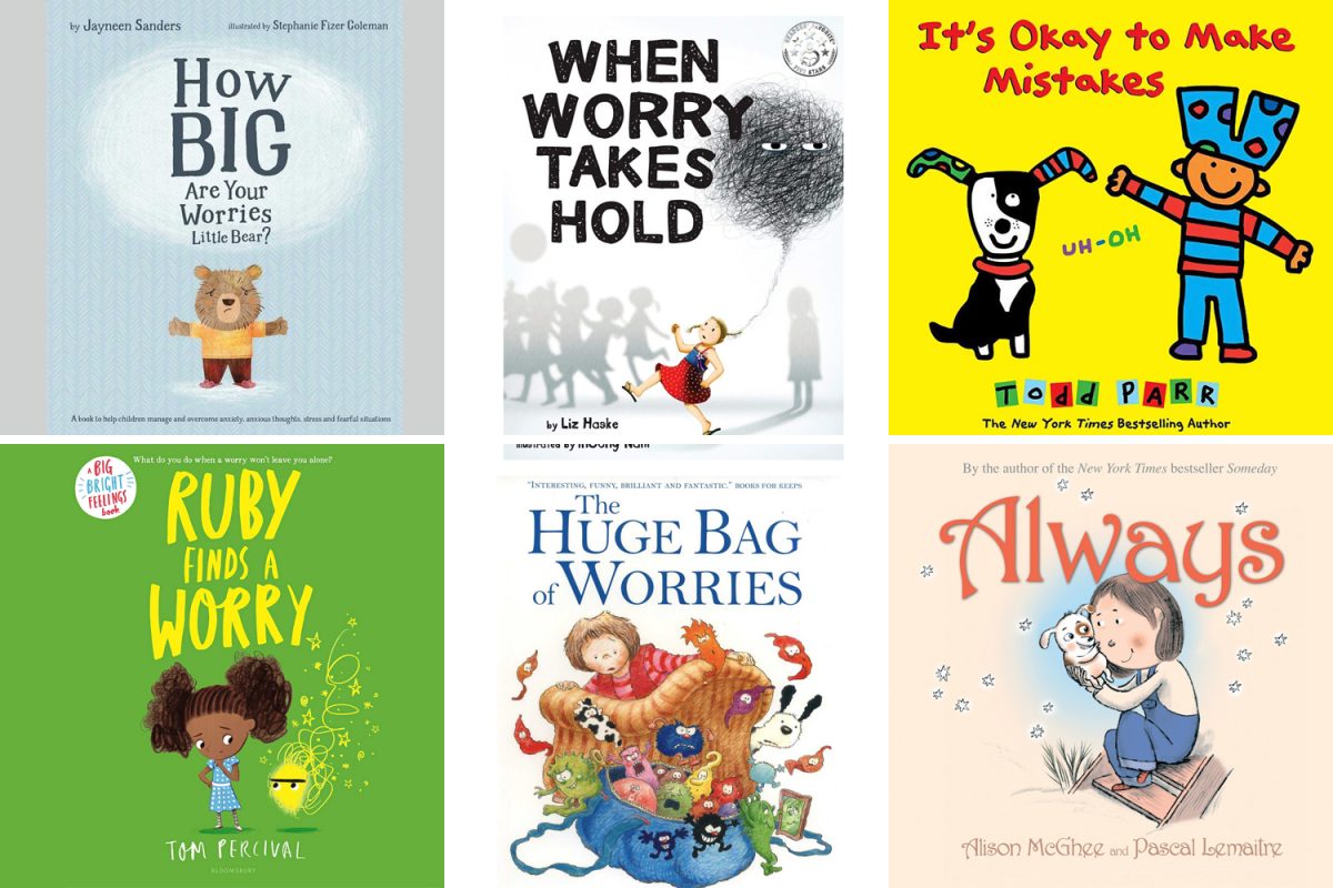 Six children's books to help them deal with anxiety