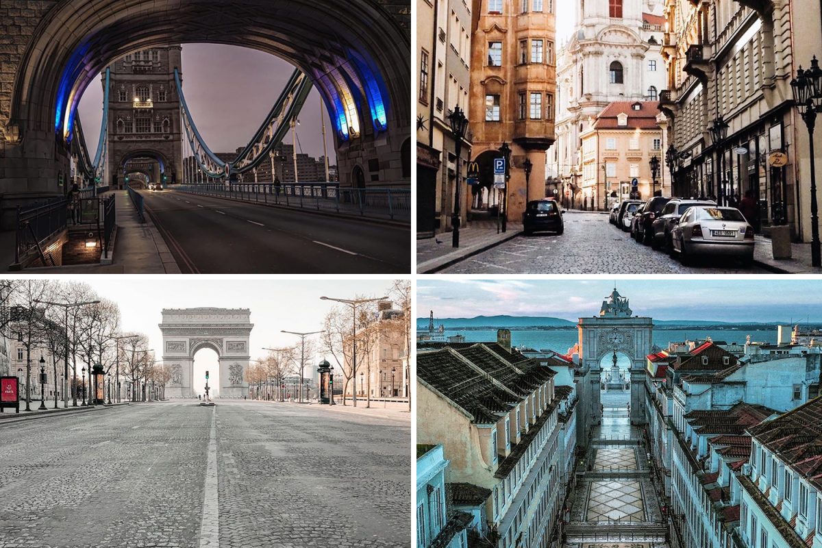 In pictures: Empty cities around the world