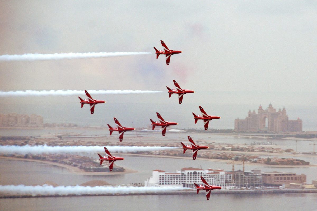 See the Red Arrows perform at Expo 2020 Dubai