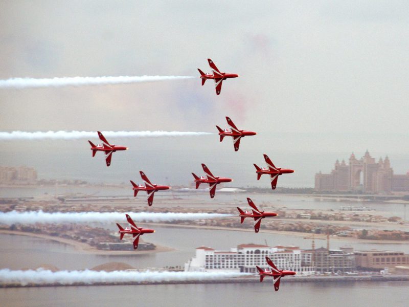 See the Red Arrows perform at Expo 2020 Dubai