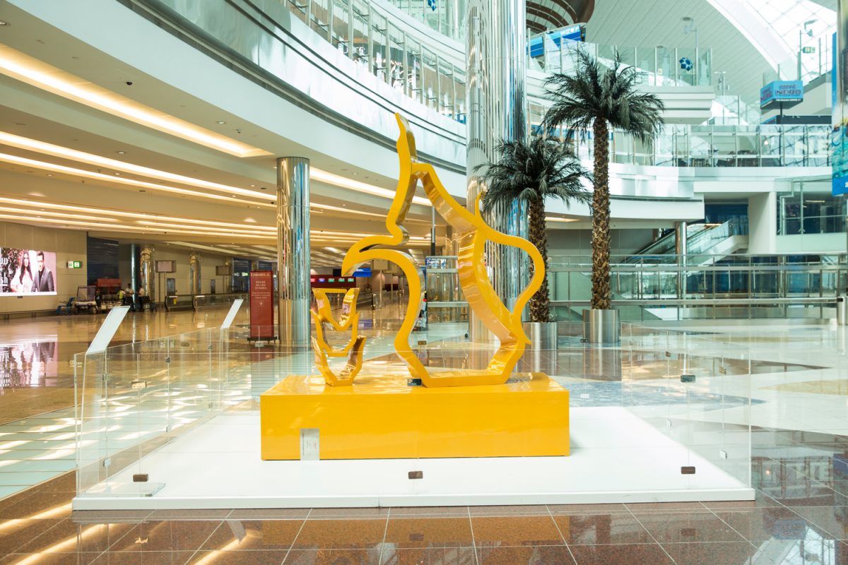 Art in Dubai International Airport DXB