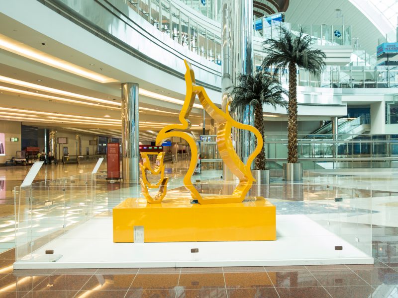 Art in Dubai International Airport DXB