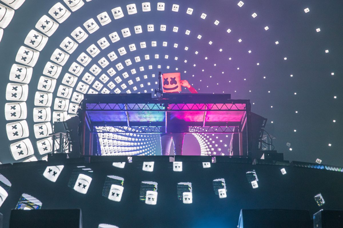 In pictures: Marshmello at the Abu Dhabi Grand Prix 2019