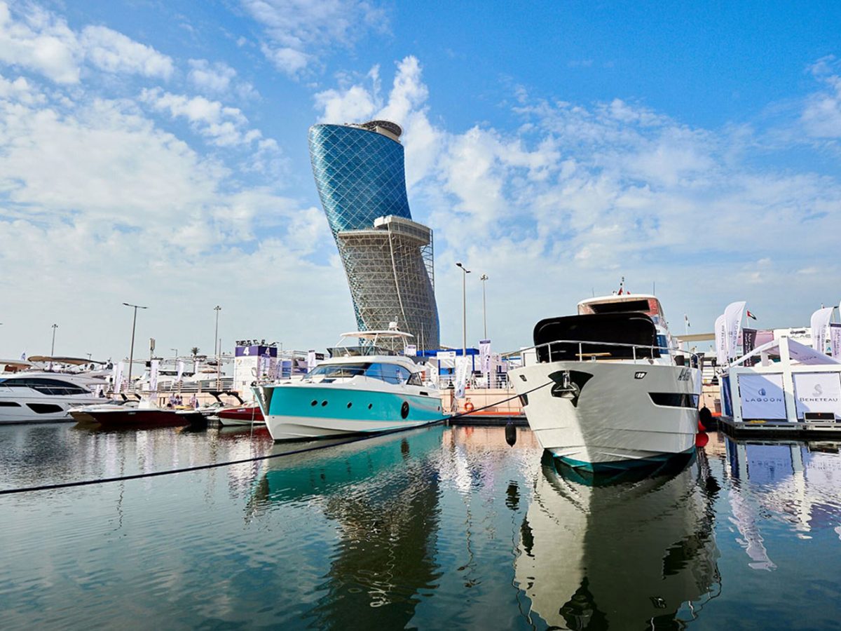 A massive boat show is sailing into Abu Dhabi