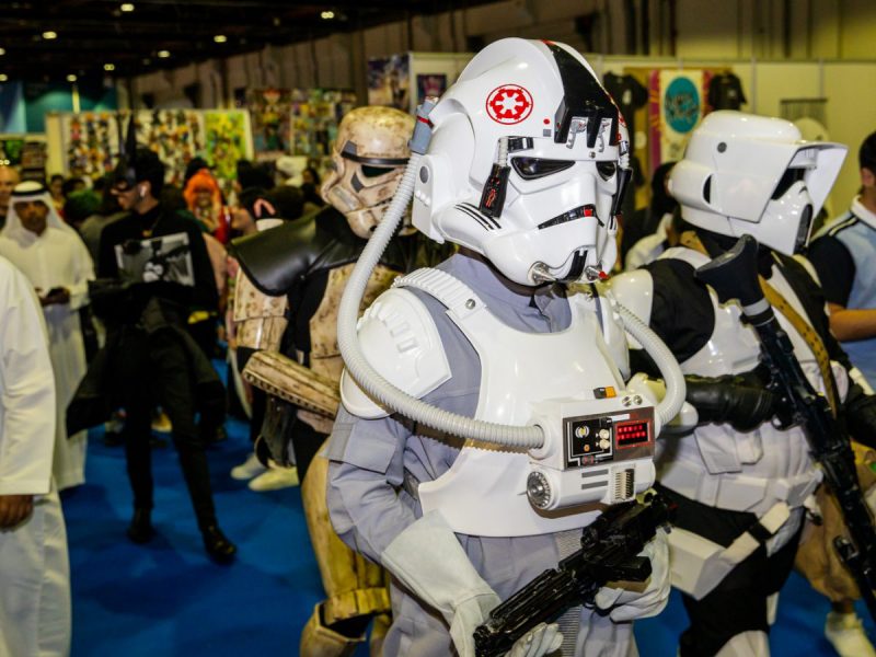 Middle East Film and Comic Con: Stormtroppers walking at Comic Con