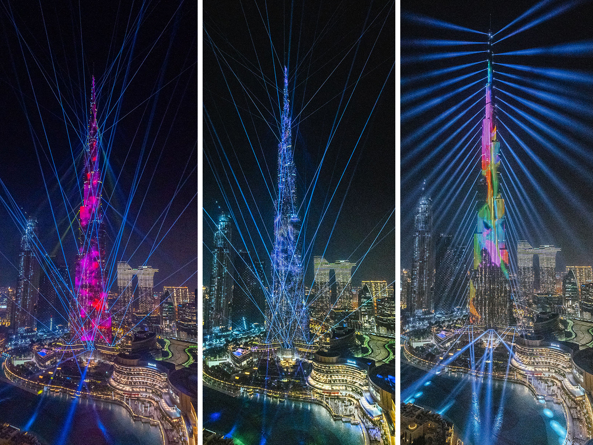 Burj Khalifa Light Show 2024 Sharl Demetris