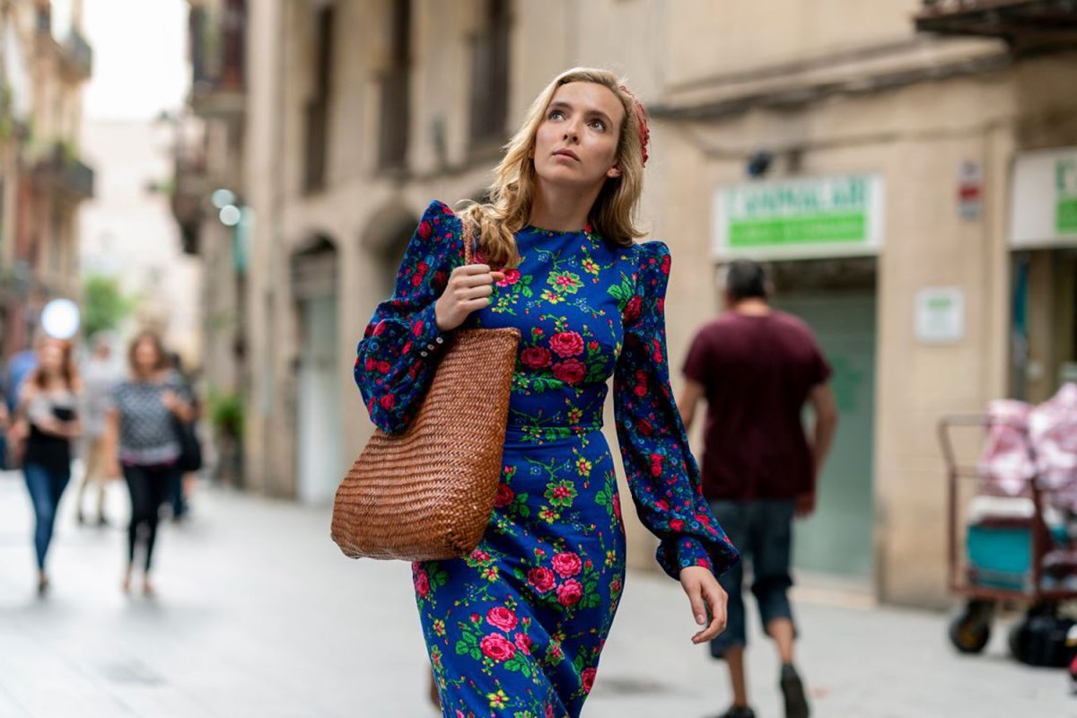 Killing Eve: OSN shows girl a floral blue dress