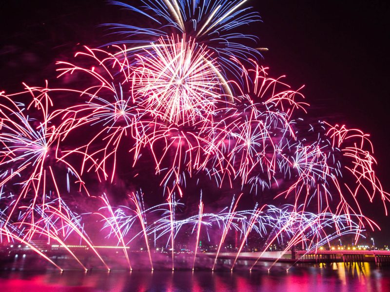 Abu Dhabi Eid fireworks