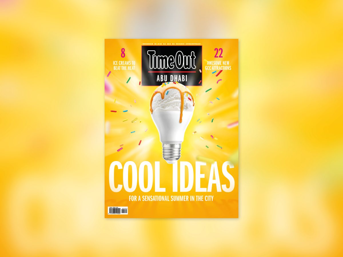 Time Out Abu Dhabi June/July 2022 issue: ice cream lightbulb