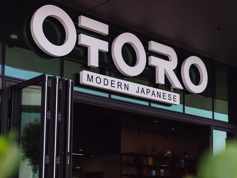 Otoro sign in Al Qana, Abu Dhabi for Otoro 4 Hands Dinner