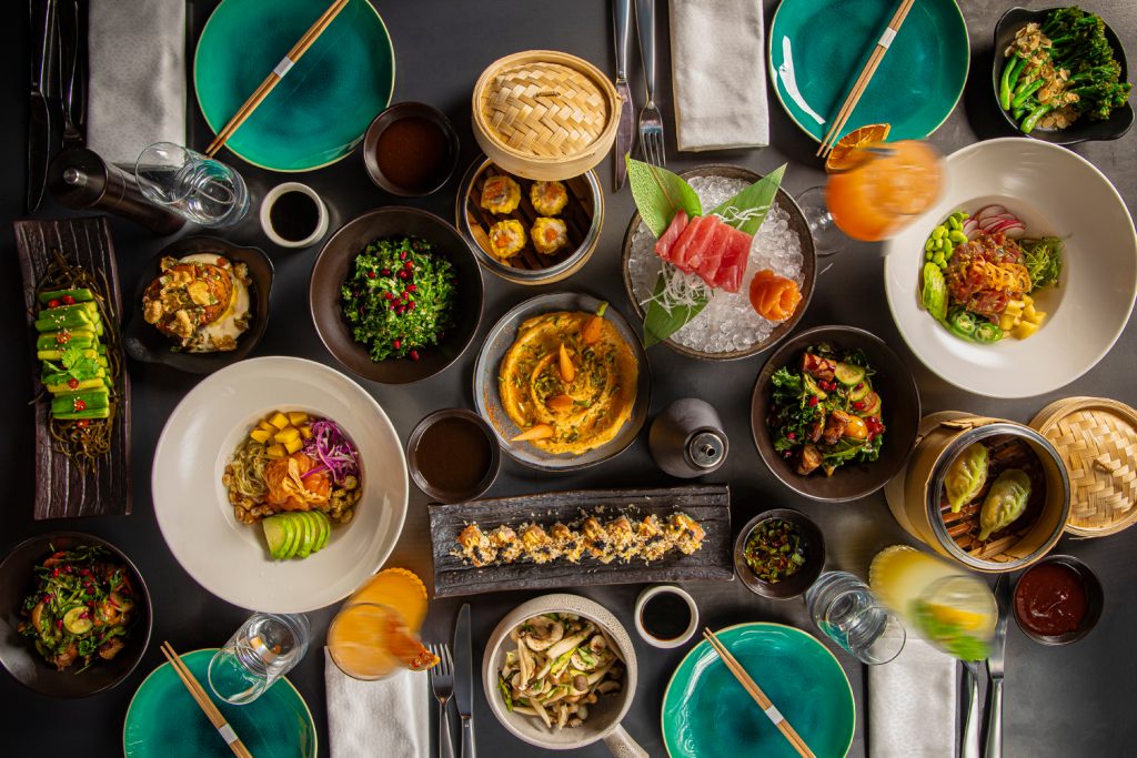 Eid Al-Adha in Abu Dhabi 2022: garage brunch served at the table