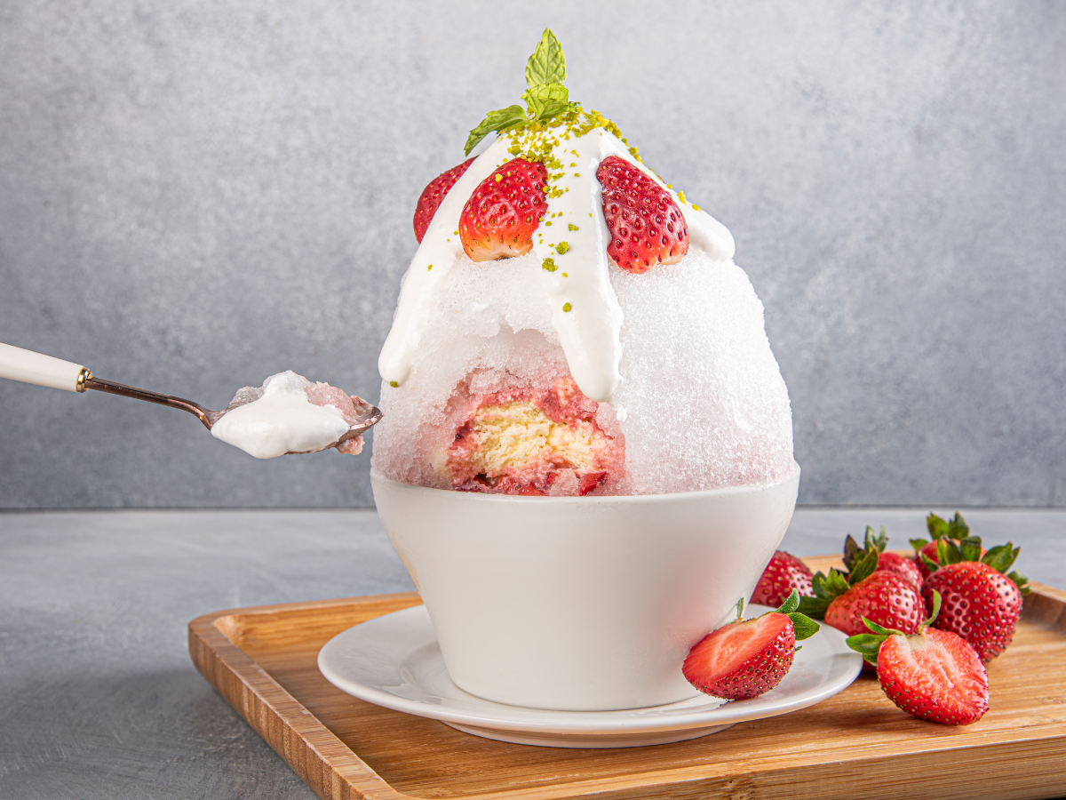 Café Be.K Abu Dhabi shaved ice: You can get a Japanese shaved ice