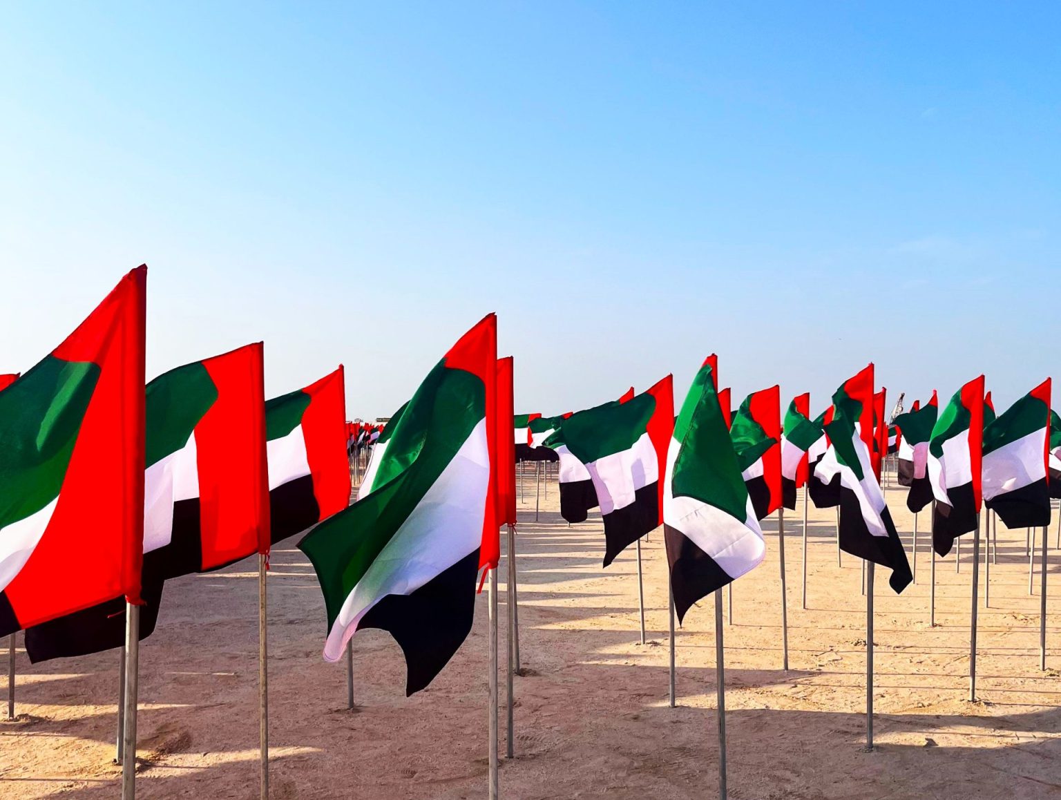 UAE Public Holiday For New Year S Day 2024 UAE Residents To Get A Long   UAE Flag Garden Scaled 1 1536x1158 