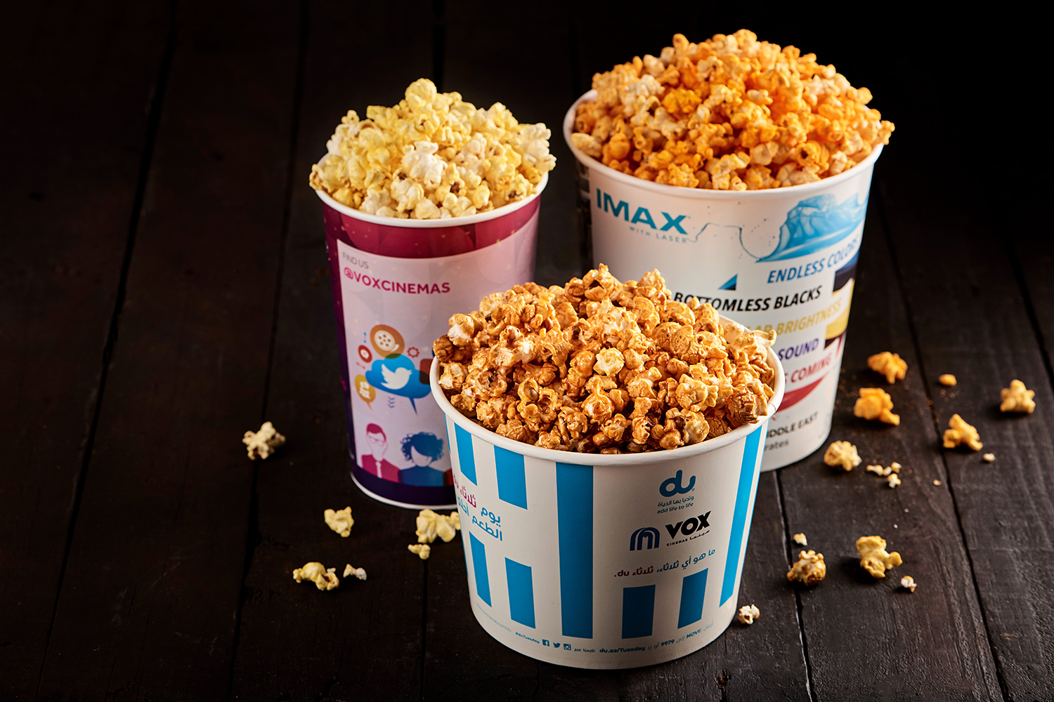 Get free popcorn when you order movie snacks at home with VOX Cinemas